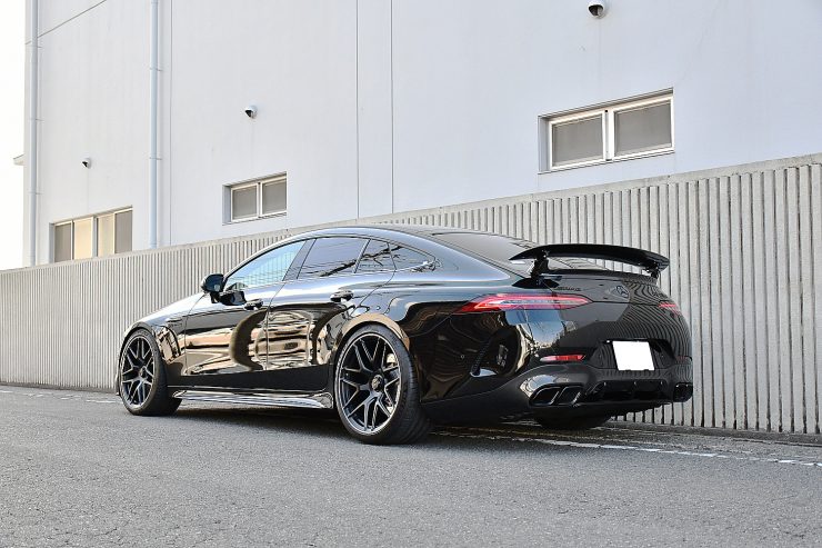 名古屋　AMG　ベンツ　GT63　GT63s　X290　カスタム　ASC　アクティブサスペンションコントロール　ローダウン　ラッピング　ブラックアウト