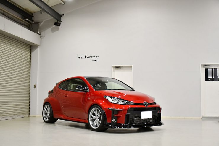トヨタ　GRヤリス　ローダウン　車高調　ホイール　HKS　HRE　カスタム　名古屋