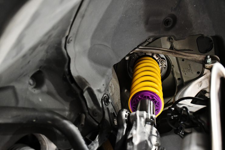 愛知　Audi アウディ　A4　カスタム　ローダウン　KW　BC-Forged BCフォージド　ラッピング　ペイント