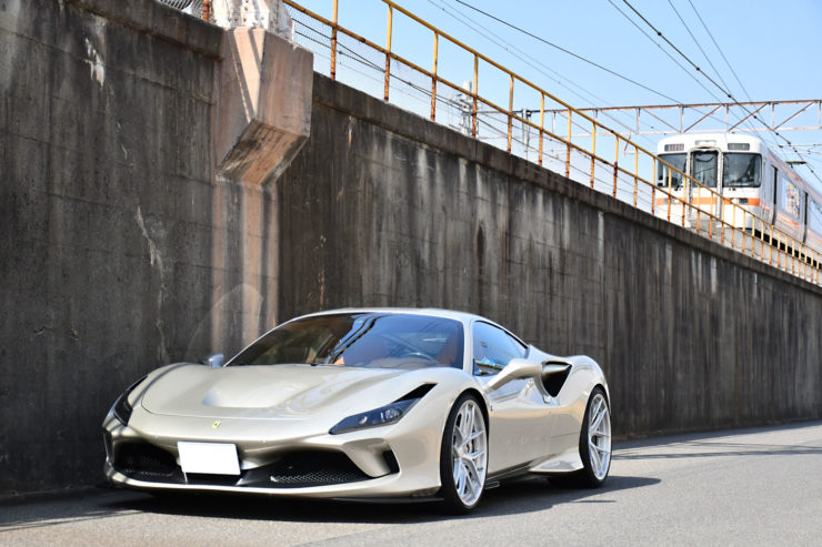 フェラーリ　F8トリブート　HRE　S101SC　ローダウン　カスタム　名古屋