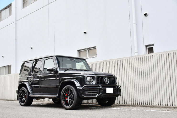 名古屋　ベンツ　ゲレンデ　W463A　G63　Gクラス　カスタム　ブラッシュガード　インナーブラックヘッドライト