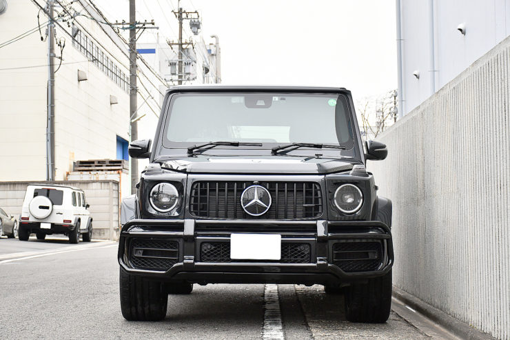 名古屋　ベンツ　ゲレンデ　W463A　G63　Gクラス　カスタム　ブラッシュガード　インナーブラックヘッドライト