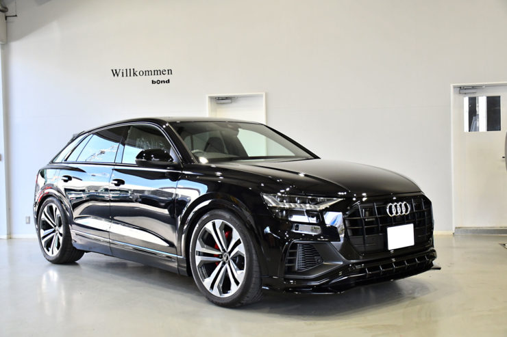 アウディ　Q8　ABT　アプト　エアロ　ローダウン　ロワリング　カスタム　名古屋