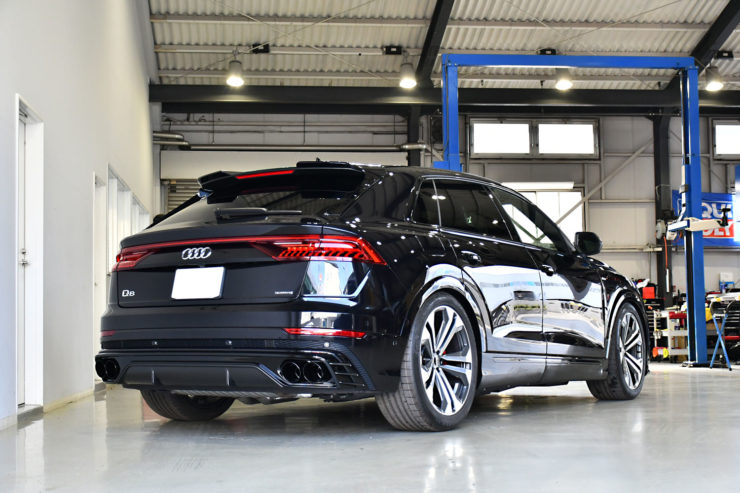 アウディ　Q8　RSQ8　ABT　エアロ　ローダウン　ロワリングキット　カスタム　名古屋