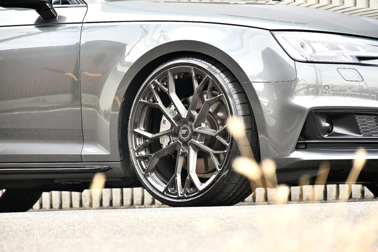 名古屋　アウディ　A4　AUDI　カスタム　BCフォージド　BC-Forged　ブラックアウト　ローダウン　KW　Ver3　アライメント
