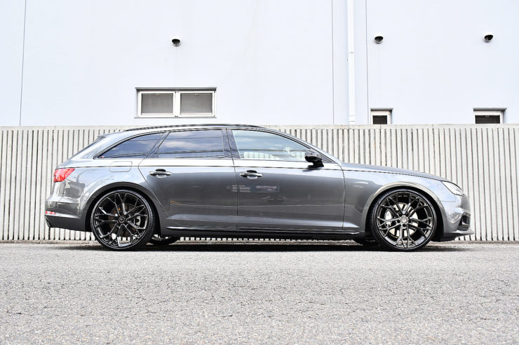 名古屋　アウディ　A4　AUDI　カスタム　BCフォージド　BC-Forged　ブラックアウト　ローダウン　KW　Ver3　アライメント