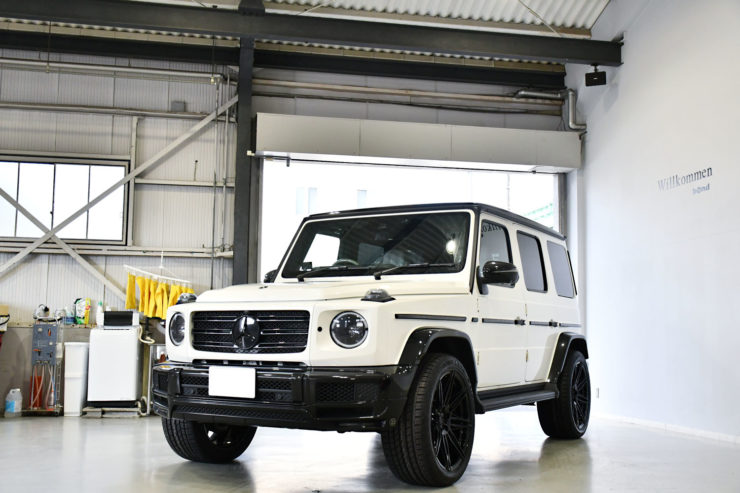ベンツ Gクラス ゲレンデ W463A Gクラス G400d マヌファクトゥーアエディション ブラックアウト 22インチ カスタム 名古屋