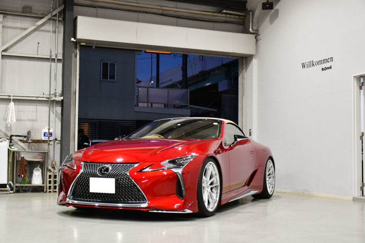 レクサス　LC500コンバーチブル　アナーキー　アメ鍛　ローダウン　車高調　RS-R　カスタム　名古屋
