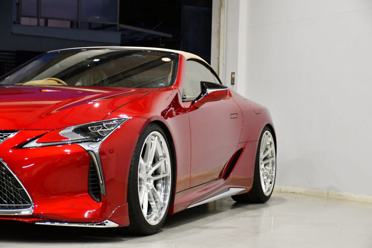 レクサス　LC500　LC500コンバーチブル　ローダウン　車高調　AVS　アナーキー　22インチ　アメ鍛　カスタム　名古屋