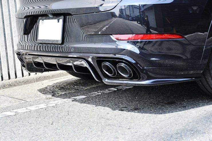 名古屋　ポルシェ　Porsche　カイエンクーペ　カスタム　Cayenne Coupe TECHART　テックアート　スペーサー　ローダウン