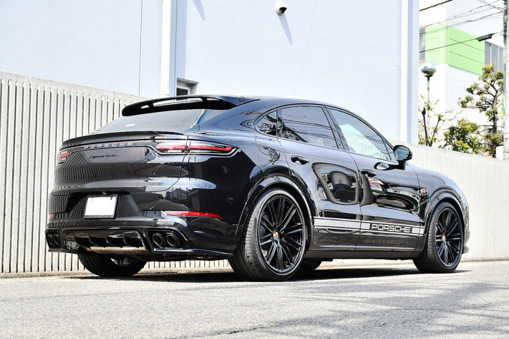 名古屋　ポルシェ　Porsche　カイエンクーペ　カスタム　Cayenne Coupe TECHART　テックアート　スペーサー　ローダウン