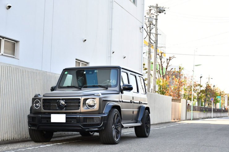 ベンツ Gクラス G400d W463A G400dストロンガーザンタイムエディション ブラバス プロテクションフィルム カスタム 名古屋