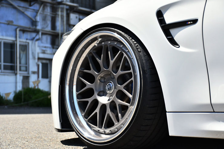 BMW M4 F82 M4クーペ HEXチューニング ローダウン マフラー HRE アメ鍛 カスタム 名古屋