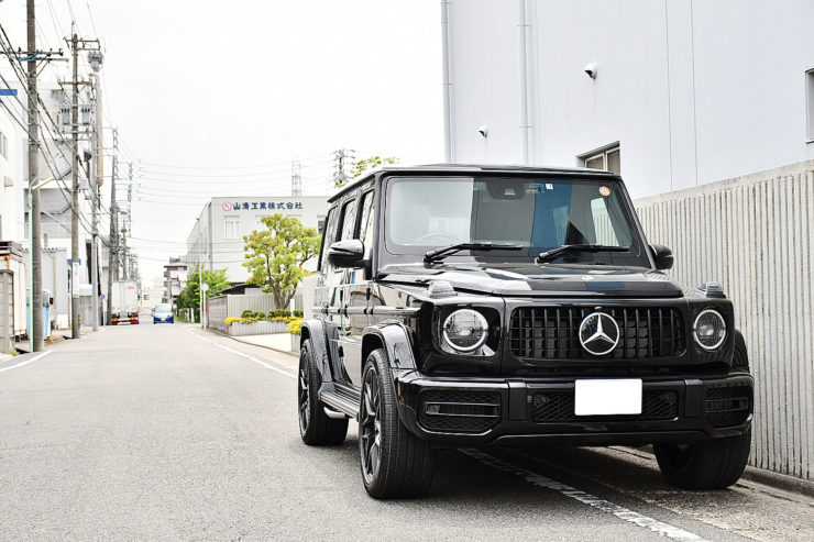 愛知県 名古屋 ベンツ Gクラス ゲレンデ カスタム ラッピング ローダウン ブラックアウト W463A G63