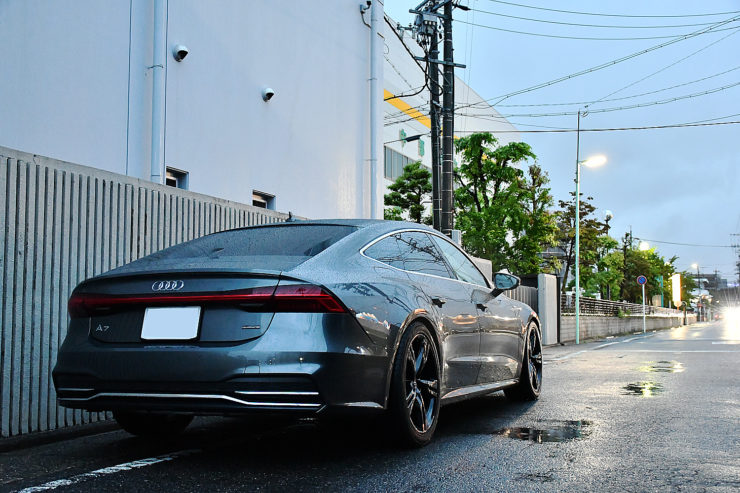 愛知 名古屋 カスタム アウディ AUDI A7 ローダウン スペーサー F2 45TFSI