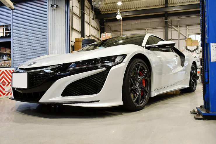 愛知　名古屋　カスタム　ホンダ　NSX　HONDA　キャリパー塗装　キャリパーペイント　シートリペア　低ダストブレーキパッド