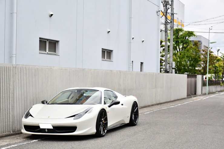 フェラーリ　458イタリア　458スパイダー　ノヴィテック　ノビテック　ローダウン　アメ鍛　ヴォッセ　カスタム　名古屋