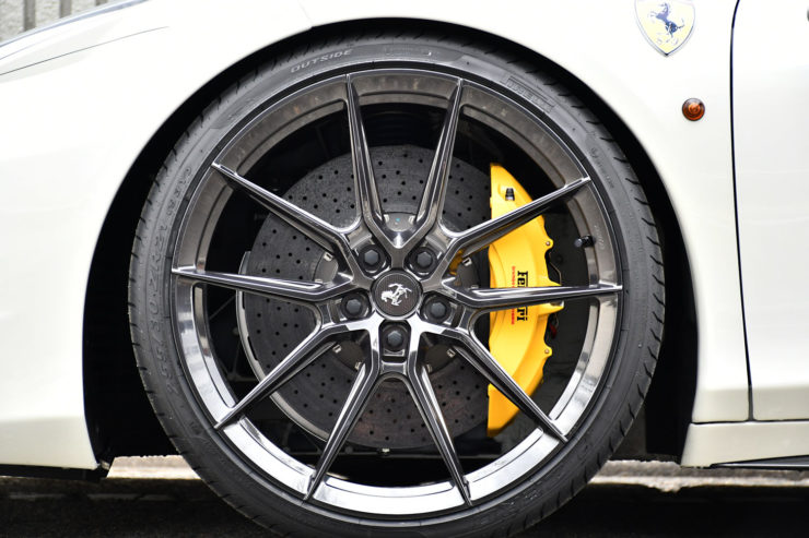 フェラーリ　458スパイダー　アメ鍛　ホイール　ローダウン　NOVITEC　H&R　ダウンサス　アメ鍛　カスタム　名古屋