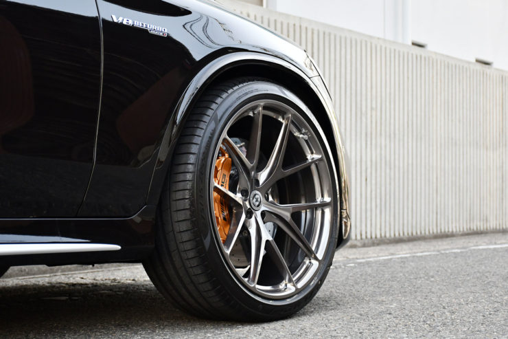 ベンツ AMG GLC63 ローダウン ペイント ラッピング ブラックアウト カスタム 名古屋
