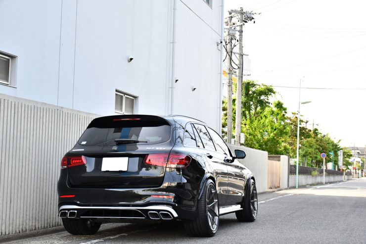 ベンツ AMG GLC ブラバス HRE アメ鍛 22インチ ローダウン カスタム 名古屋
