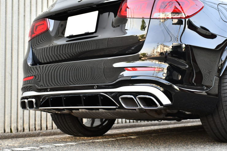 ベンツ AMG GLC63 シボ取りペイント ローダウン カスタム 名古屋 HRE 22インチ