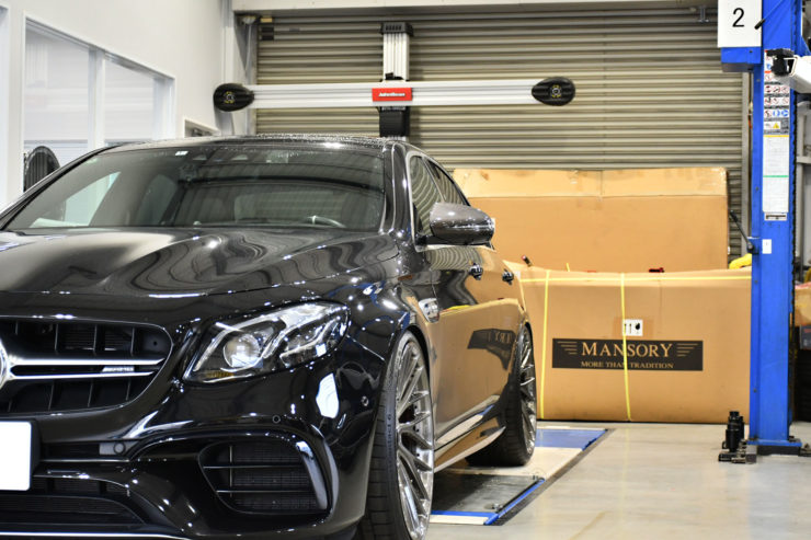ベンツ　AMG　E63　W213　1221　ホイール　21インチ　ロワリングモジュール　カスタム　名古屋