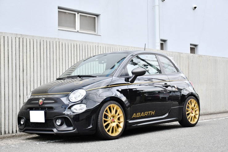 愛知　名古屋　アバルト　ABARTH　595　スコルピオーネオーロ　KW　Ver3　DV　スペーサー　カスタム　ローダウン
