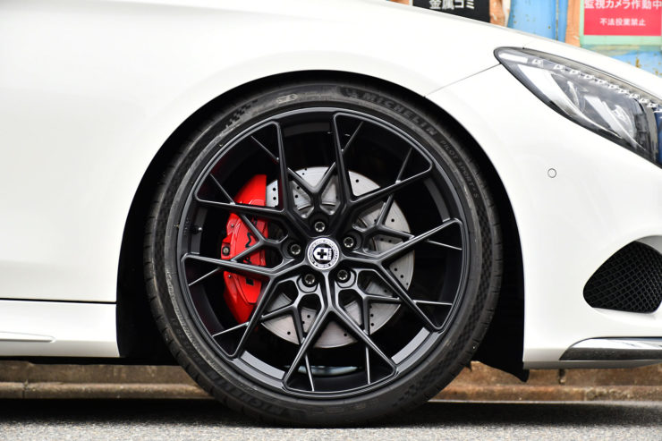 ベンツ　Sクーペ　S400クーペ　S63クーペ　HRE　フローフォーム　21インチ　ローダウン　カスタム　名古屋