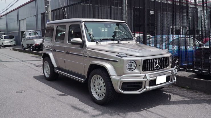 AMG　ベンツ　Gクラス　G63　トラバーチンベージュ　スティールメイド　クリアガラス　カスタム　名古屋
