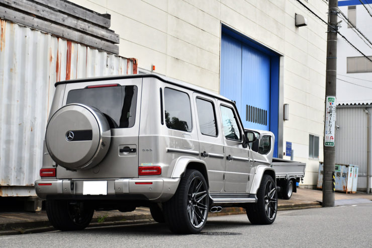 ベンツ　AMG　G63　Gクラス　ゲレンデ　キャリパーペイント　ローダウン　ダウンサス　23インチ　カスタム　名古屋