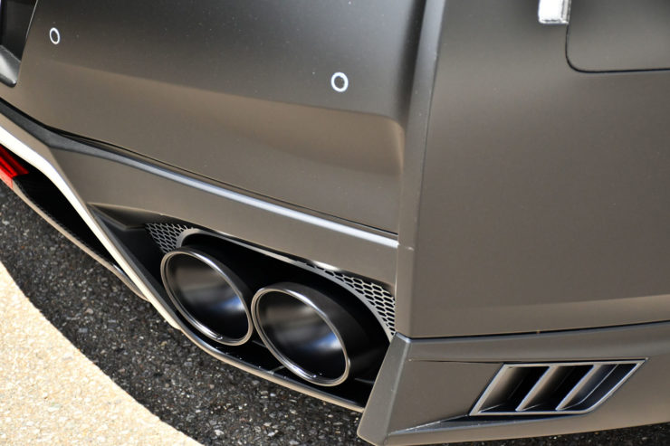 日産 GTR GT-R R35 ローダウン アメ鍛 ダウンサス プロテクションフィルム ブラックアウト カスタム 名古屋