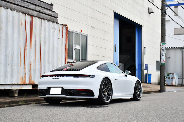 ポルシェ　992　ダウンサス　ローダウン　KW　スペーサー　カスタム　名古屋