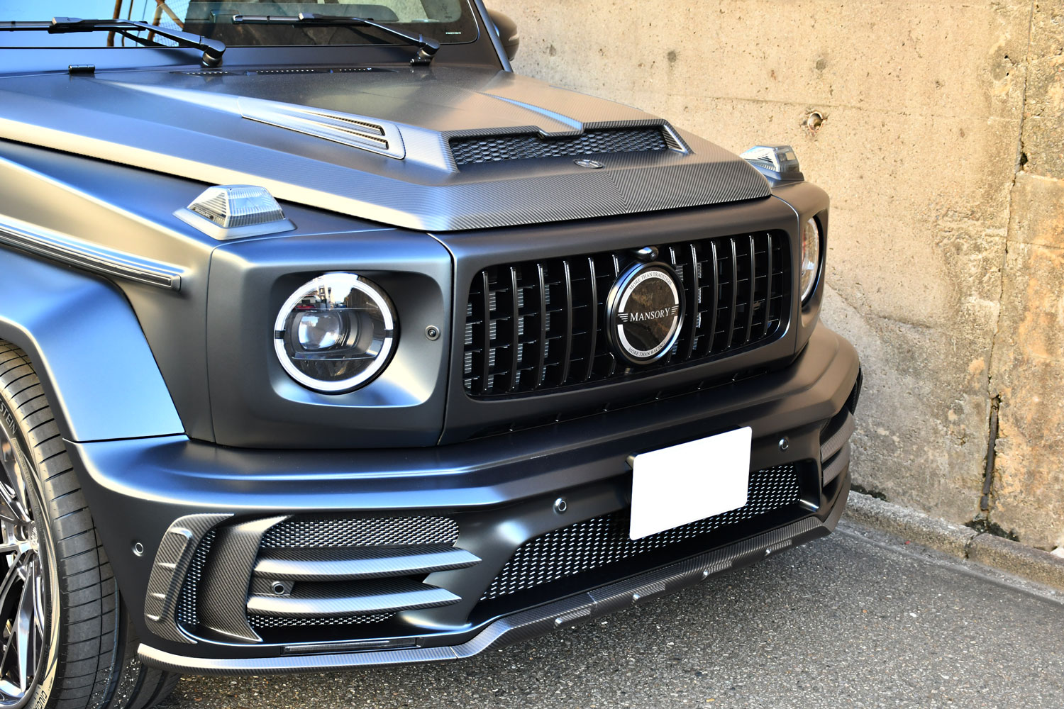 ベンツ　AMG　Gクラス　G63　マンソリー　ワイド　マットブラック　ローダウン　ブラックアウト　カスタム　名古屋