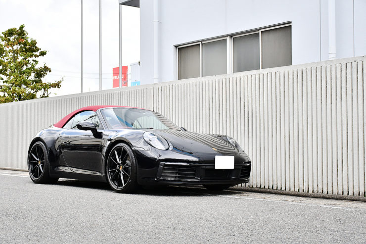 Porsche 992 カブリオレ　愛知　名古屋　カスタム　ローダウン　スペーサー　ポルシェ