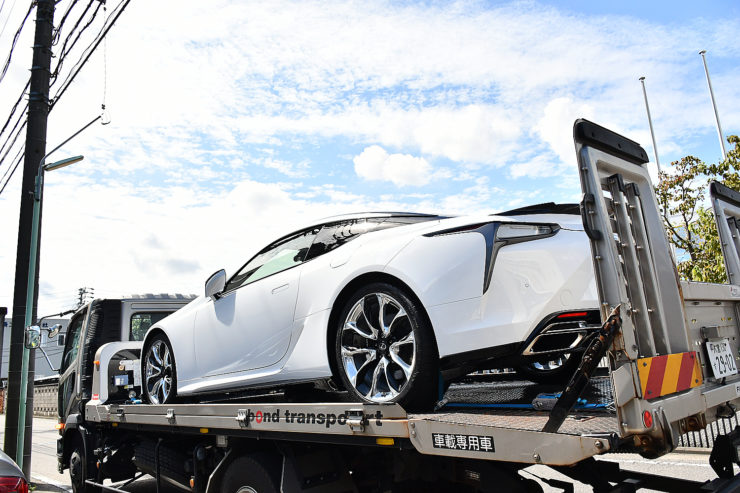 愛知県 名古屋 レクサス LEXUS LC500 カスタム ラッピング デジタルインナーミラー
