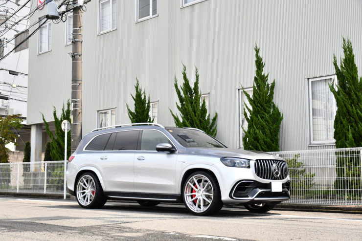 AMG　GLS63　ローダウン　1221　アメ鍛　24インチ　カスタム　名古屋