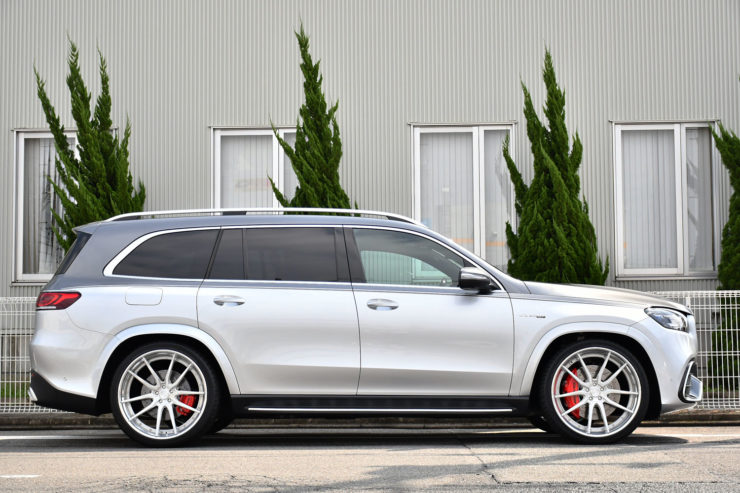 ベンツ　AMG　GLS63s　ローダウン　ロワリングキット　24インチ　アメ鍛　カスタム　名古屋