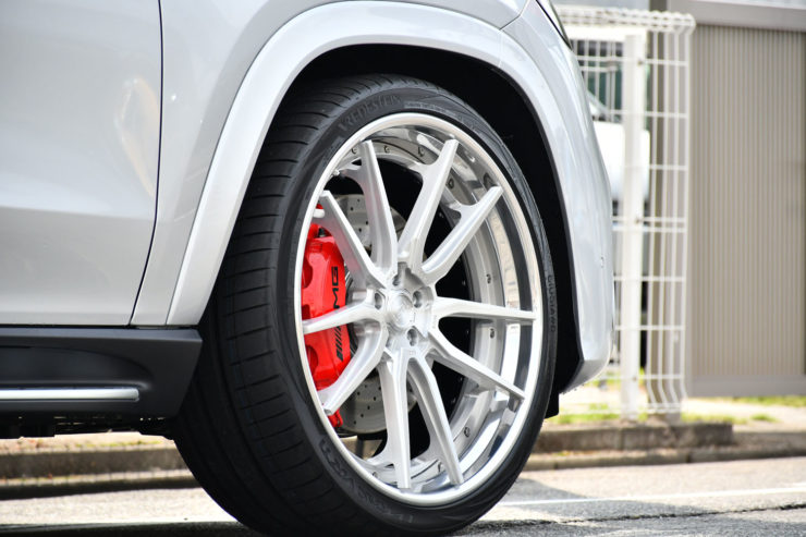 ベンツ　AMG　GLS63s　ローダウン　1221　アメ鍛　ホイール　24インチ　カスタム　名古屋