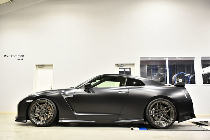 NISSAN　GT-R　ステルスプロテクション　マットブラック　ローダウン　ダウンサス　21インチ　カスタム　名古屋
