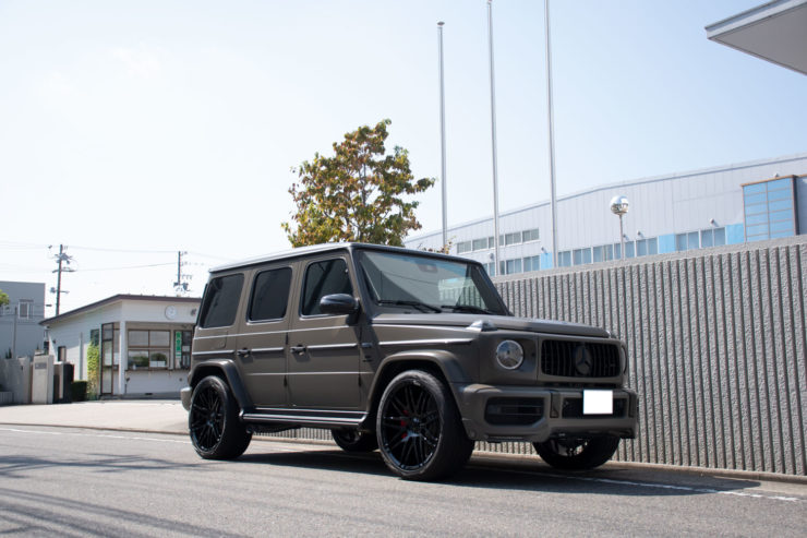 ベンツ　AMG　G63　Gクラス　ゲレンデ　マヌファクトゥーアエディション　ローダウン　ブラバス　ブラックアウト　カスタム　名古屋