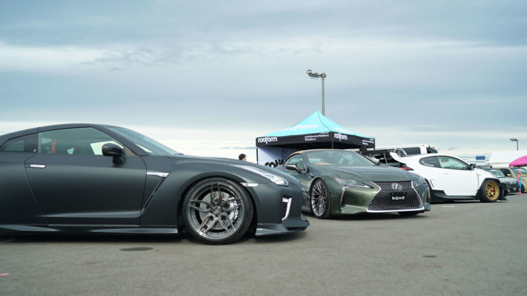 スタンスネーション愛知　レクサス　LC500コンバーチブル　ノリグリーン　1221　日産　GT-R　ADV.1　アメ鍛　カスタム　名古屋