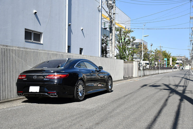 愛知県　名古屋　Sｸｰﾍﾟ　カスタム　ローダウン　スペーサー　C217　メルセデスベンツ　Sクラス　AMG　