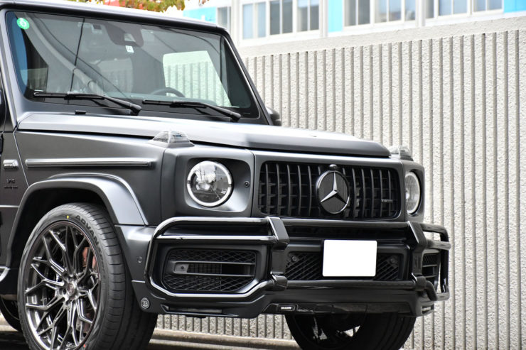 ベンツ　AMG　G63　W463A　Gクラス　ゲレンデ　マットブラック　アメ鍛　1221　カスタム　名古屋