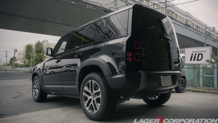 新型ディフェンダー　背面タイヤレス　スムージング　110　背面タイヤスムージングパネル　愛知県　名古屋　iid