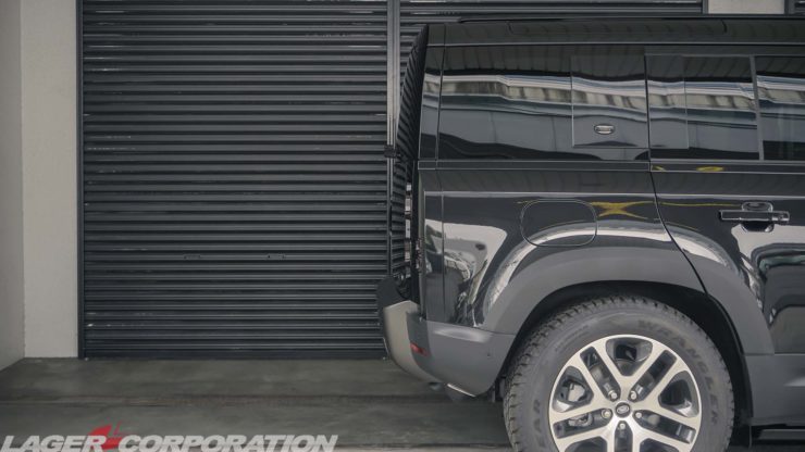 新型ディフェンダー　背面タイヤレス　スムージング　110　背面タイヤスムージングパネル　愛知県　名古屋　iid