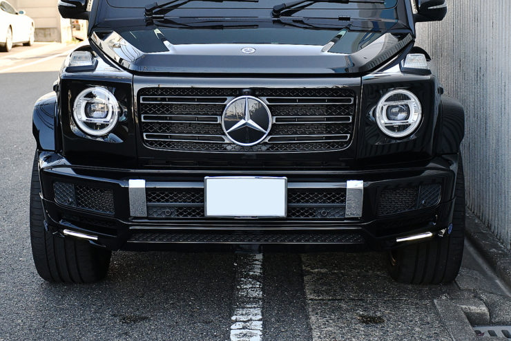 愛知県　名古屋　ゲレンデ　W463A　W463　Gクラス　カスタム　ブラバス　BRABUS　リップ　LED　打ち替え