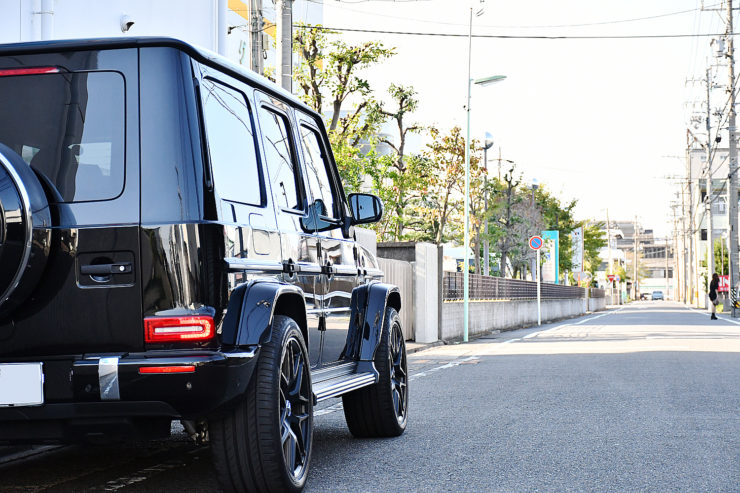 愛知県　名古屋　ゲレンデ　W463A　W463　Gクラス　カスタム　ブラバス　BRABUS　リップ　LED　打ち替え