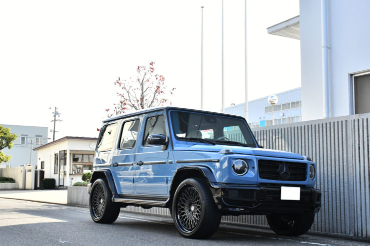 ベンツ　Gクラス　ゲレンデ　HRE　24インチ　ブラックアウト　ブラバス　カスタム　名古屋