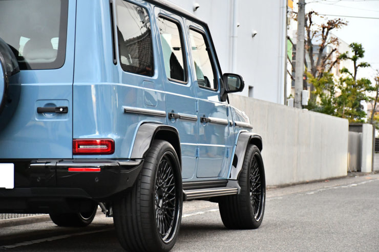 ベンツ　Gクラス　ゲレンデ　G400d　HRE　アメ鍛　ローダウン　ダウンサス　カスタム　名古屋