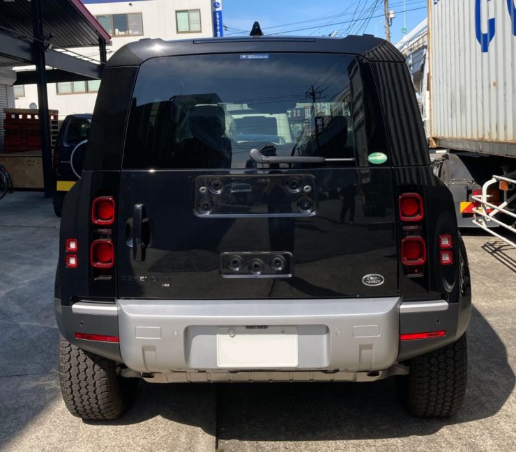 新型ディフェンダー　背面タイヤレス　スムージング　110　背面タイヤスムージングパネル　愛知県　名古屋　iid